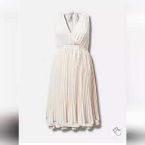 Marilyn Monroe Midi Surplice Tie Back Dress NWT Size 14 (Torrid Size 0)